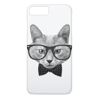 Vintage hipster cat iPhone 8 plus/7 plus case