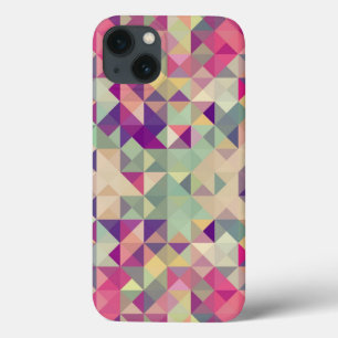 Vintage Hipsters Geometric Pattern. iPhone 13 Case
