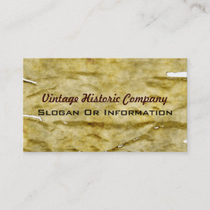 Vintage Historic Business Cards