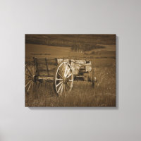 Vintage Historical Wagon #2 Canvas Wall Art