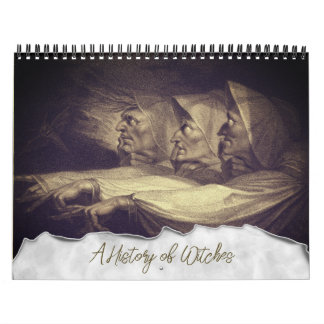 Vintage Historical Witches Calendar