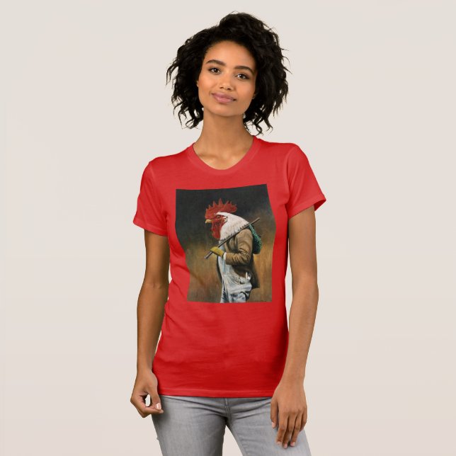 Vintage Hobo Rooster T-shirt (Front Full)