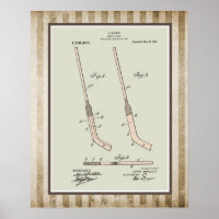 Vintage Hockey Stick Patent