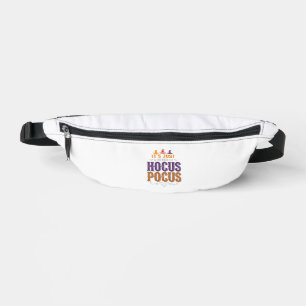 Vintage Hocus Pocus Halloween Typography Design_1 Bum Bags