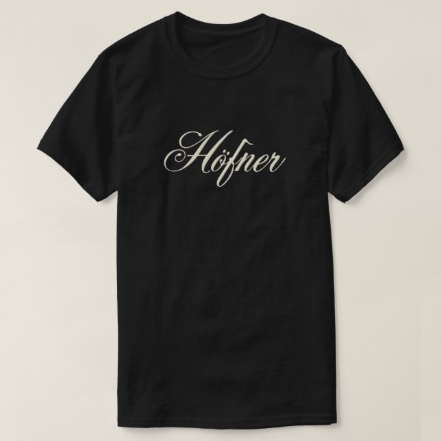Vintage Hofner Essential T-Shirt (Design Front)
