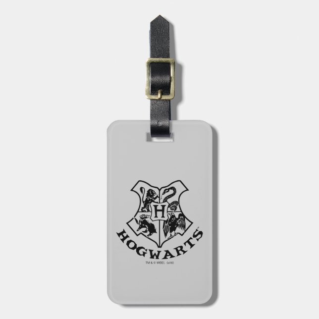 Vintage HOGWARTS™ School Crest Luggage Tag (Front Vertical)