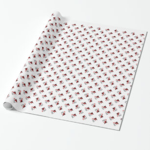 Vintage HOHOHO! Santa To Do list Customise Product Wrapping Paper