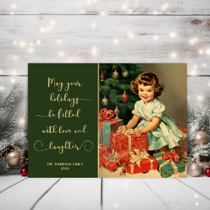 Vintage holiday card