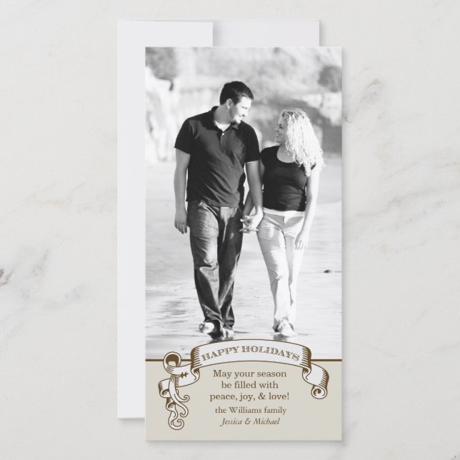 Vintage Holiday Card (Front)