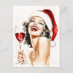 Vintage Holiday Cheer in Watercolor