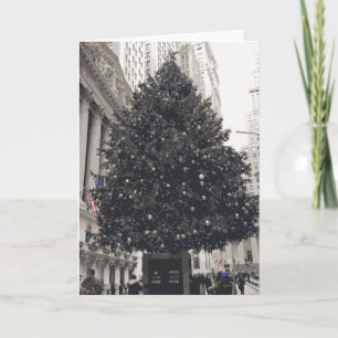 Vintage Holiday Christmas Tree Card