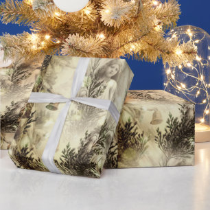 Vintage Holiday  Cute Elegant Paper Angels