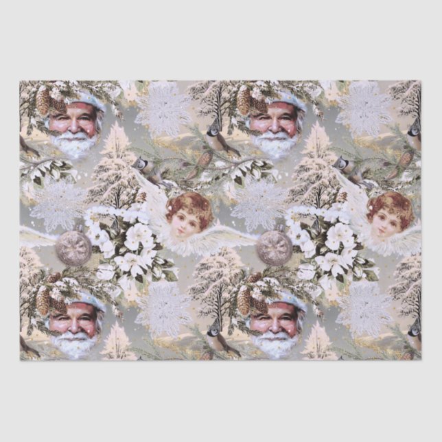 Vintage Holiday Dreams  Tissue Paper (Front)