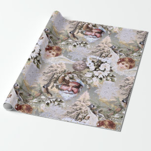 Vintage Holiday Dreams Wrapping Paper