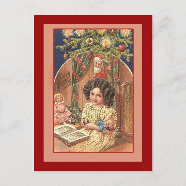 Vintage Holiday Image on Cards and Postcards (Front)