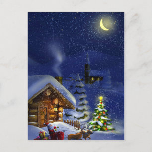 Vintage   Holiday Merry Christmas Postcard