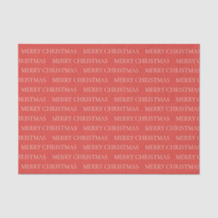 Vintage Holiday Merry Christmas Tissue Paper