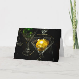 Vintage Holiday Ornament Ball Martini
