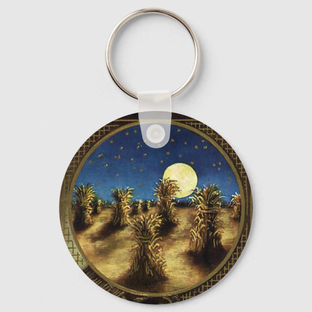 Vintage Holidays, A Glad Thanksgiving Day Key Ring (Front)