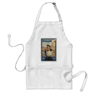 Vintage Holland Air Travel Standard Apron