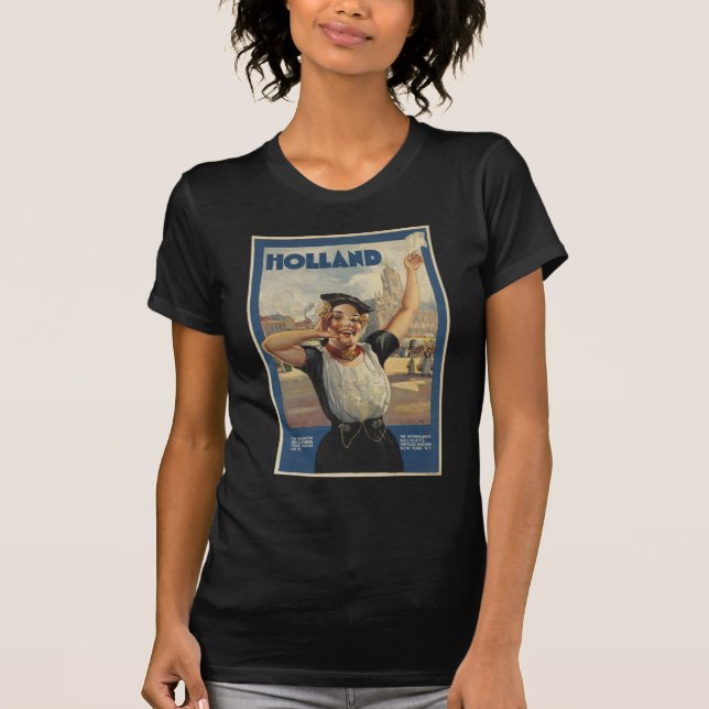 Vintage Holland Air Travel T-Shirt (Front)