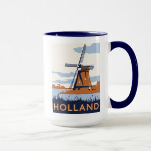 Vintage Holland Poster Mug