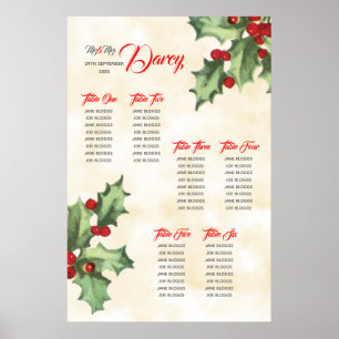 Vintage Holly Seating Chart