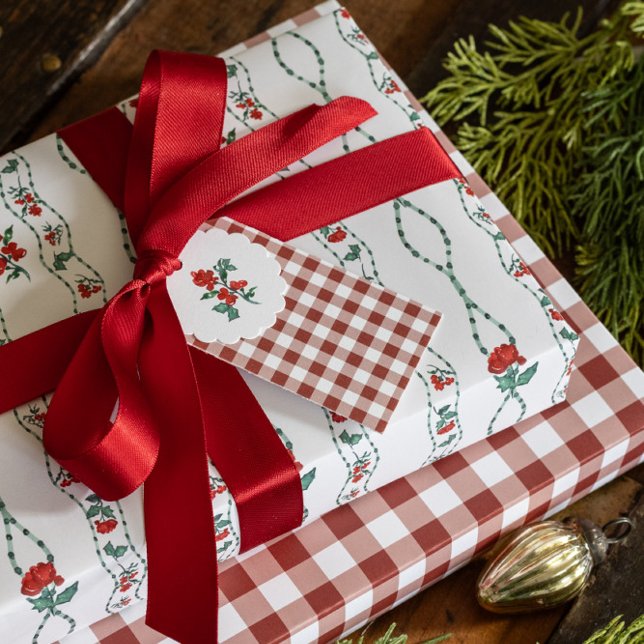 Vintage Holly Wrapping Paper (Creator Uploaded)