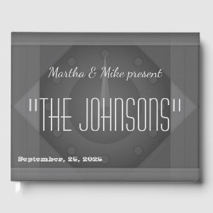 Vintage Hollywood Movie Title Wedding Guest Book