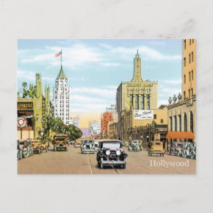 Vintage Hollywood Postcard