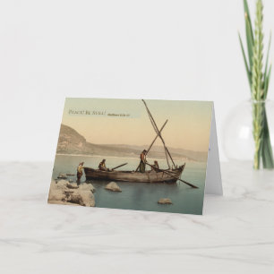 Vintage Holy Land Bible Christmas Card