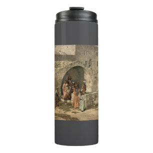 Vintage Holy Land Color Travel Photo Thermal Tumbler