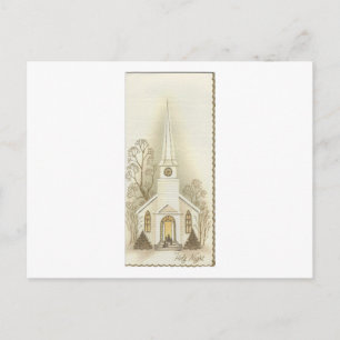 Vintage "Holy Night" Christmas Card