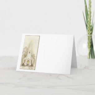 Vintage "Holy Night" Christmas Card