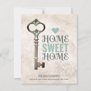 Vintage Home Sweet Home Skeleton Key Budget Moving