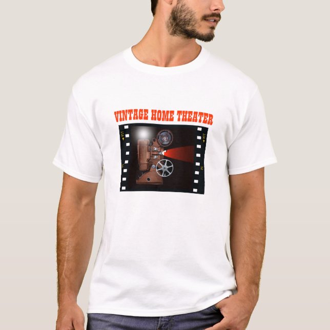 VINTAGE HOME THEATER T-Shirt (Front)