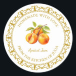 Vintage Homemade Apricot Jam Label l White<br><div class="desc">Special for you!</div>