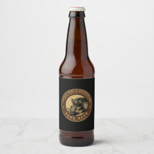 Vintage Homemade Beer Label Boars Head Template