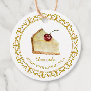 Vintage Homemade Cheesecake Hang Tag