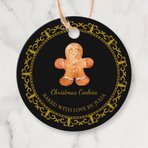 Vintage Homemade Christmas Cookies Hang Tag