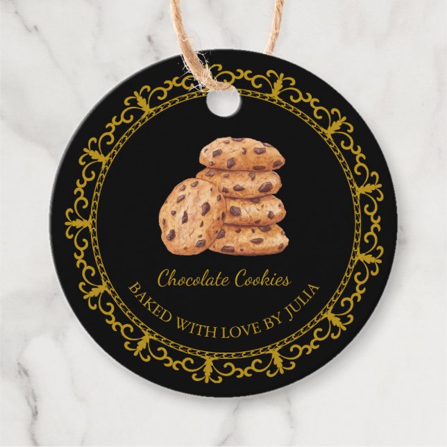 Vintage Homemade Cookies Hang Tag (Front)