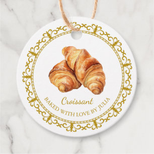 Vintage Homemade Croissant Hang Tag