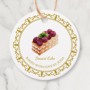 Vintage Homemade Dessert Cake Hang Tag