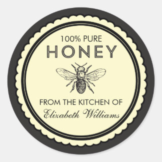 Vintage Homemade Honey Stickers