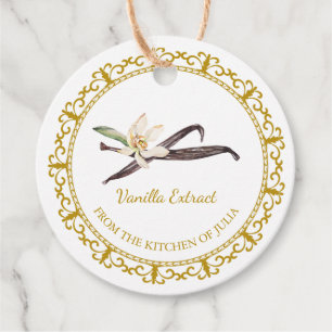 Vintage Homemade Vanilla Extract Hang Tag