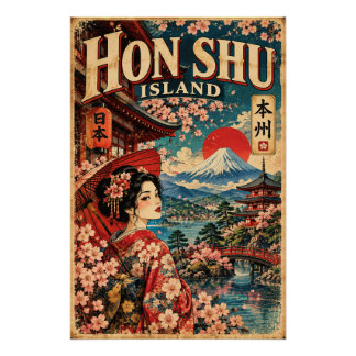Vintage Hon Shu Poster