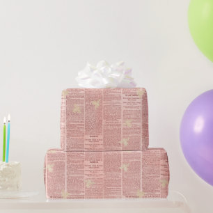 Vintage Honey Bee Pattern  Wrapping Paper