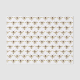 Vintage Honey Bee Patterned Tissue Paper