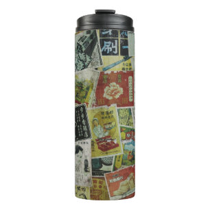 Vintage Hong Kong advertisement wall. Thermal Tumbler