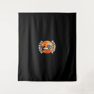 Vintage Honkus Ponkus Halloween Cute Witches Duck Tapestry